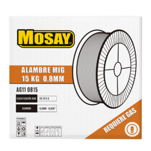 Alambre MIG 0.8 Rollo 15K MOSAY