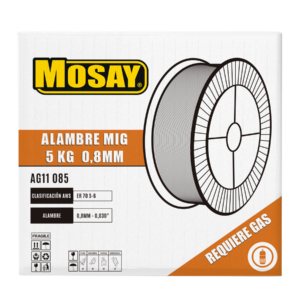 Alambre MIG 0.8 Rollo 5 Kilos MOSAY