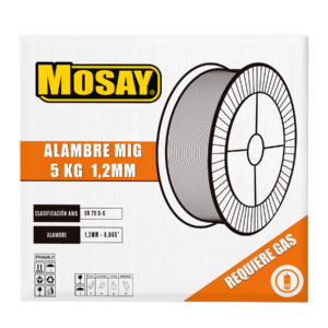 Alambre MIG 1.2 Rollo 5 Kilos MOSAY
