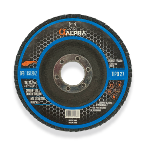 Disco Flap 4 1/2 ZA120 Azul ALPHA PRO