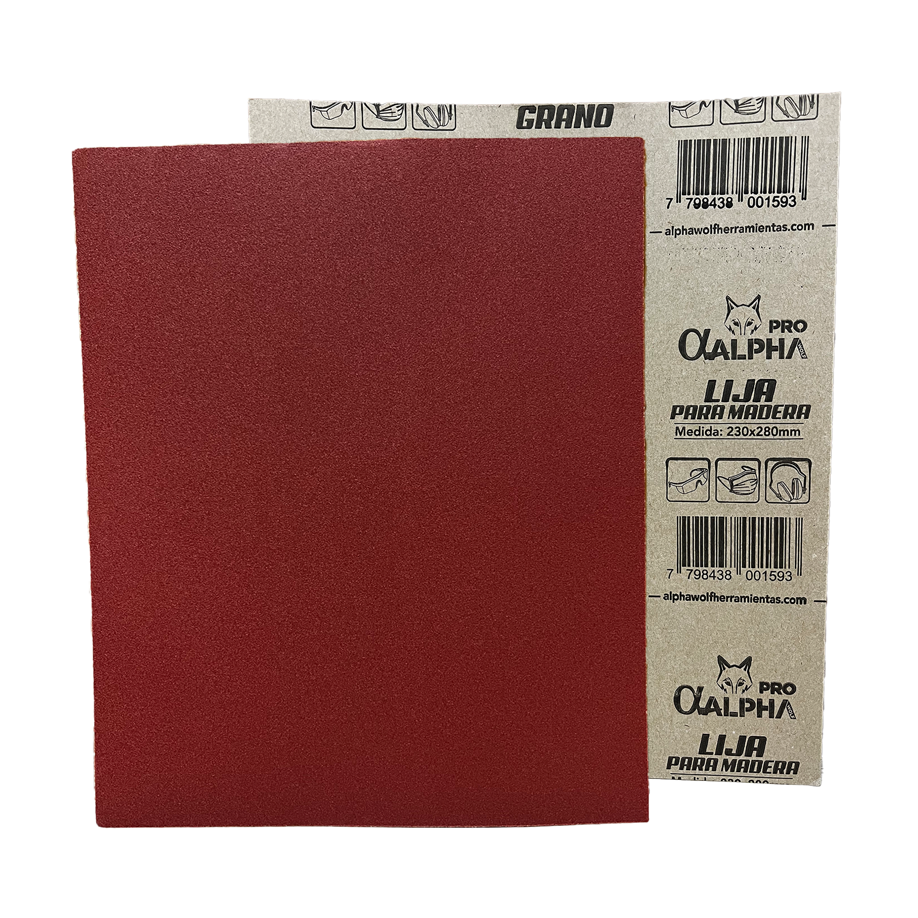 Lija Para Madera Grano 150 Alpha PRO
