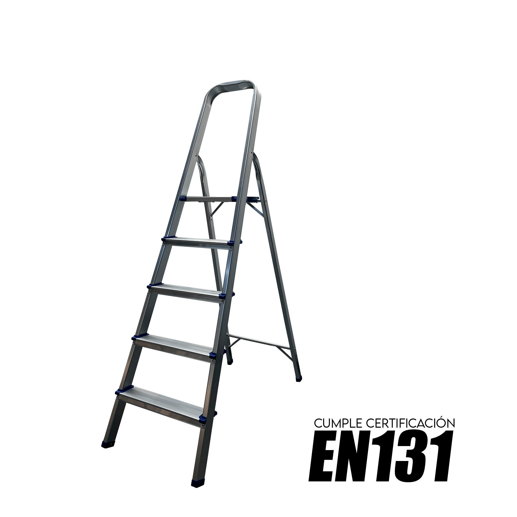 Escalera de Aluminio Hogar 5 Peldaños - Imagen 2